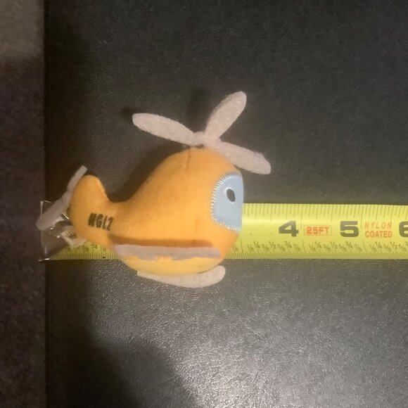 Hallmark Yellow Helicopter Mini Plush Toy 3” Soft Things That Go Happy Go Lucky - Picture 6 of 6